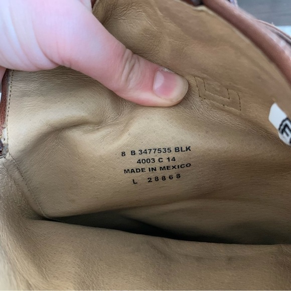 Classic Frye Cognac Paige Tall Leather Riding Boots - Picture 9 of 9